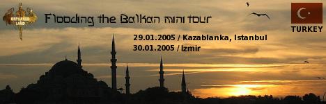 Orphaned Land - Flooding the Balkan mini tour - Turkey 2005 banner