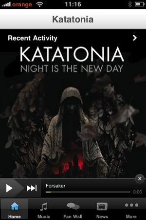 Katatonia - iPhone application