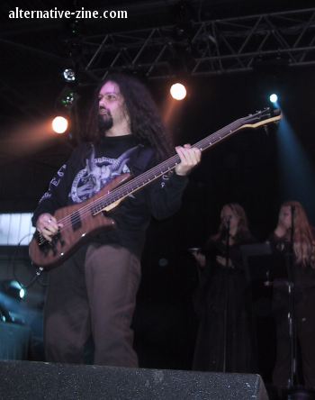 Johan Niemann from Therion(at M'era Luna 2002 festival)