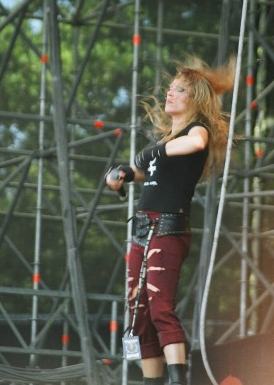 Angela Gossow of Arch Enemy - Live at Wacken Open Air 2004
