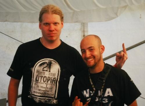 Nevermore guitar player Jeff Loomis and Elad Miasnikov